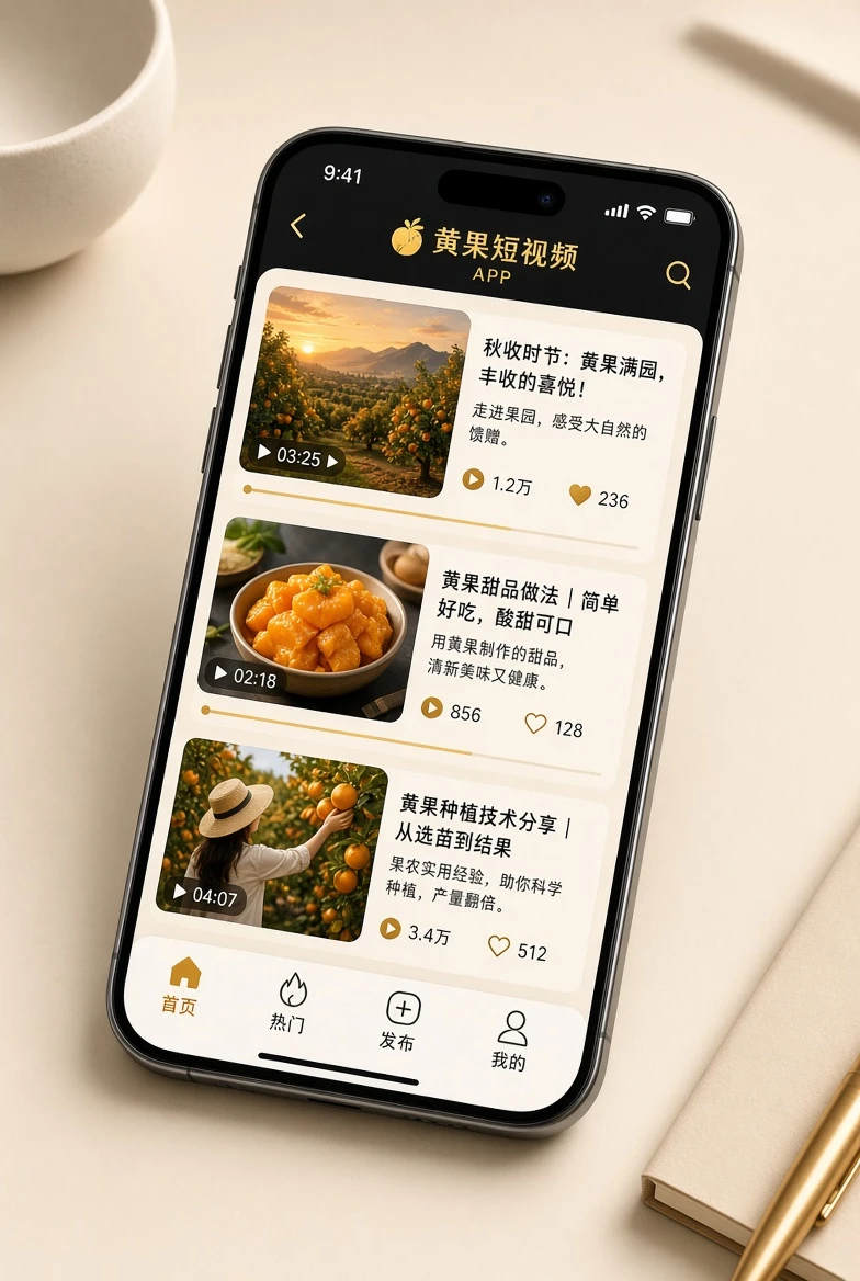 黄果短视频APP服务